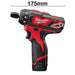 Milwaukee - M12™ subkompakt odvijač, M12 BD-202C - 4933441900