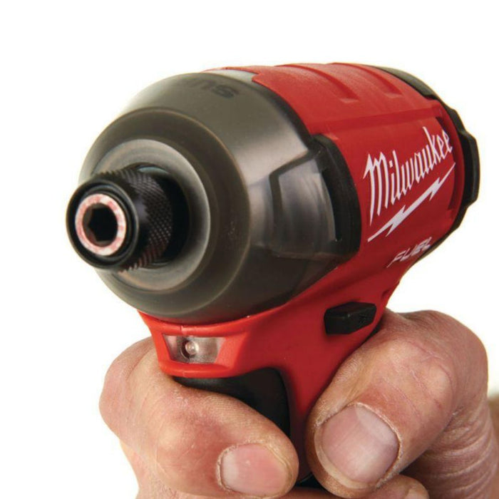 Milwaukee - Odvijač udarni hidraulični 1/4” 12V 2Ah M12 FQID-202X - 4933464973