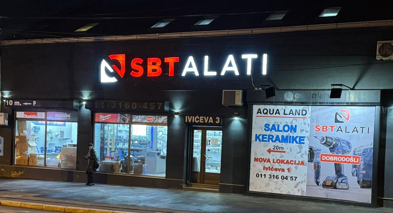 Prodavnica SBT Alati Ivićeva 3 Zemun