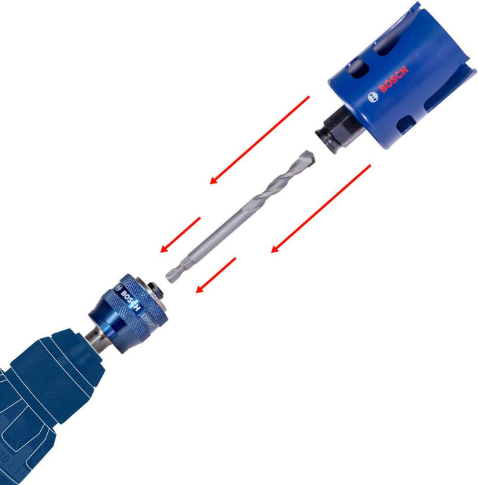 Bosch Adapter sistema EXPERT Power Change Plus testera za otvore od 11 mm, TCT-Drill 8,5 x 105 mm, 2-delni - 2608900526