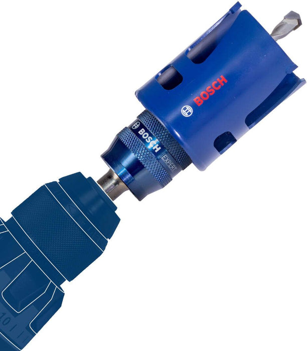 Bosch Komplet EXPERT Tough Material testera za otvore od 20/22/25/32/35/40/44/51/60/68/76 mm, 14-delni set - 2608900448