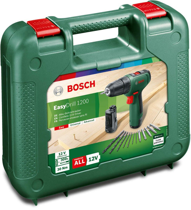 Akumulatorska bušilica - odvrtač Bosch EasyDrill 1200; 2x1,5Ah (06039D3007)