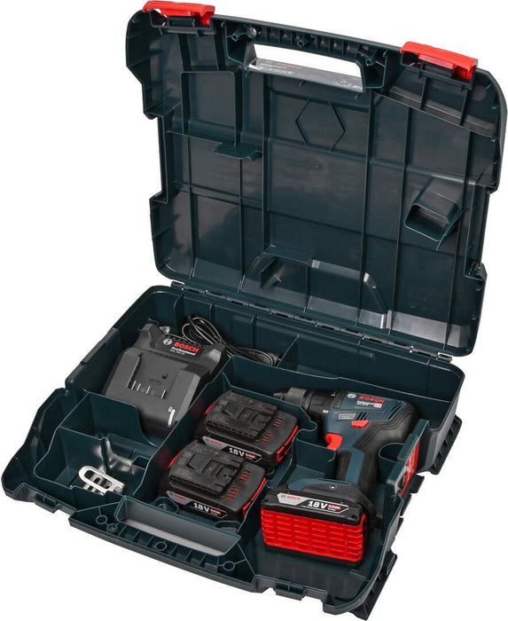 Akumulatorska bušilica - odvrtač Bosch GSR 18V-50; 18V; 3x2,0Ah + kofer (06019H5005)