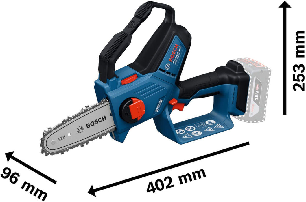 Akumulatorska lančana testera Bosch GKE 18V-15 Professional Solo bez baterije i punjača (06008D7000)-SBT Alati Beograd