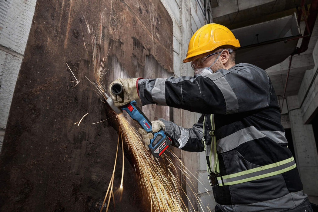 Akumulatorska ugaona brusilica Bosch GWS 18V-11 S u L-Boxx koferu (06019N4001)-SBT Alati Beograd