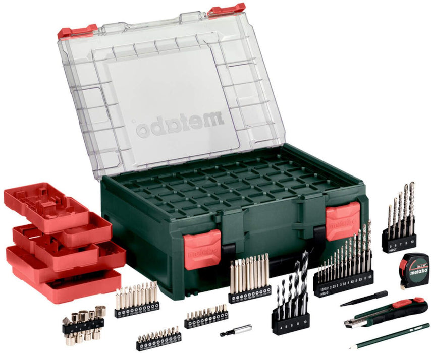 Akumulatorska vibraciona bušilica - odvrtač Metabo sa priborom 78 delova SB 18 L Set 2x2.0Ah 18V (602317710)-SBT Alati Beograd