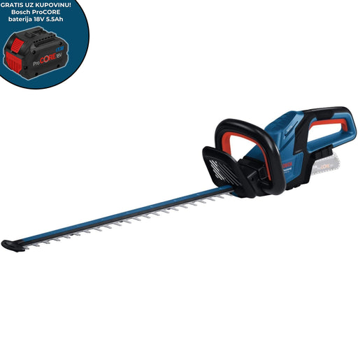 Akumulatorske makaze za živu ogradu Bosch GHE 18V-60 (II) Solo Professional bez baterije i punjača (06008C9400)-SBT Alati Beograd
