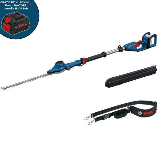Akumulatorske teleskopske makaze za živu ogradu Bosch GHE 18V-50 TP Professional Solo (06008D5000)-SBT Alati Beograd