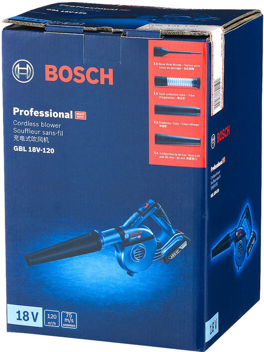 Akumulatorski duvač Bosch GBL 18V-120 Solo; bez baterije i punjača (06019F5100)