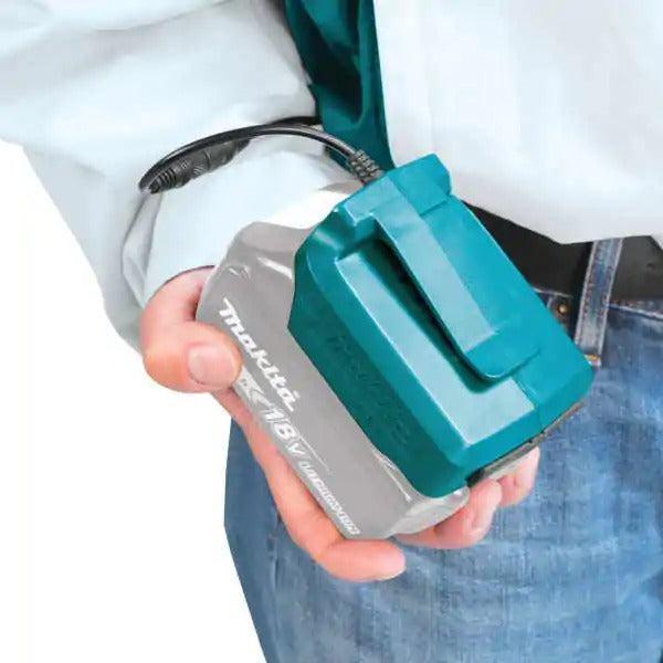 Akumulatorska jakna za hlađenje sa ventilatorom Makita 18V LKST® Li-ion (DFJ201ZM)-SBT Alati Beograd