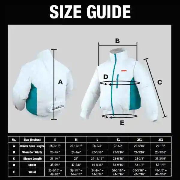 Akumulatorska jakna za hlađenje sa ventilatorom Makita 18V LKST® Li-ion (DFJ201ZM)-SBT Alati Beograd