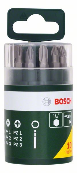 Bosch 10-delni set bitova (2607019454)