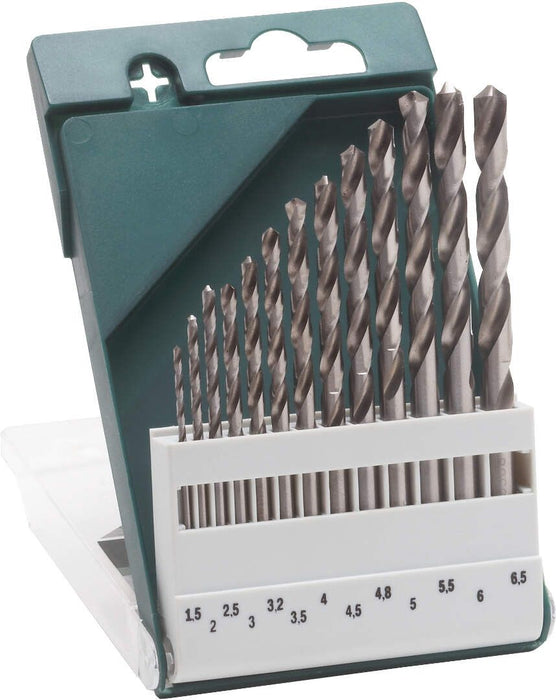 Bosch 13-delni set burgija za metal HSS-G, DIN 338 1,5; 2,0; 2,5; 3,0; 3,2; 3,5; 4,0; 4,5; 4,8; 5,0; 5,5; 6,0; 6,5 mm (2609255061)