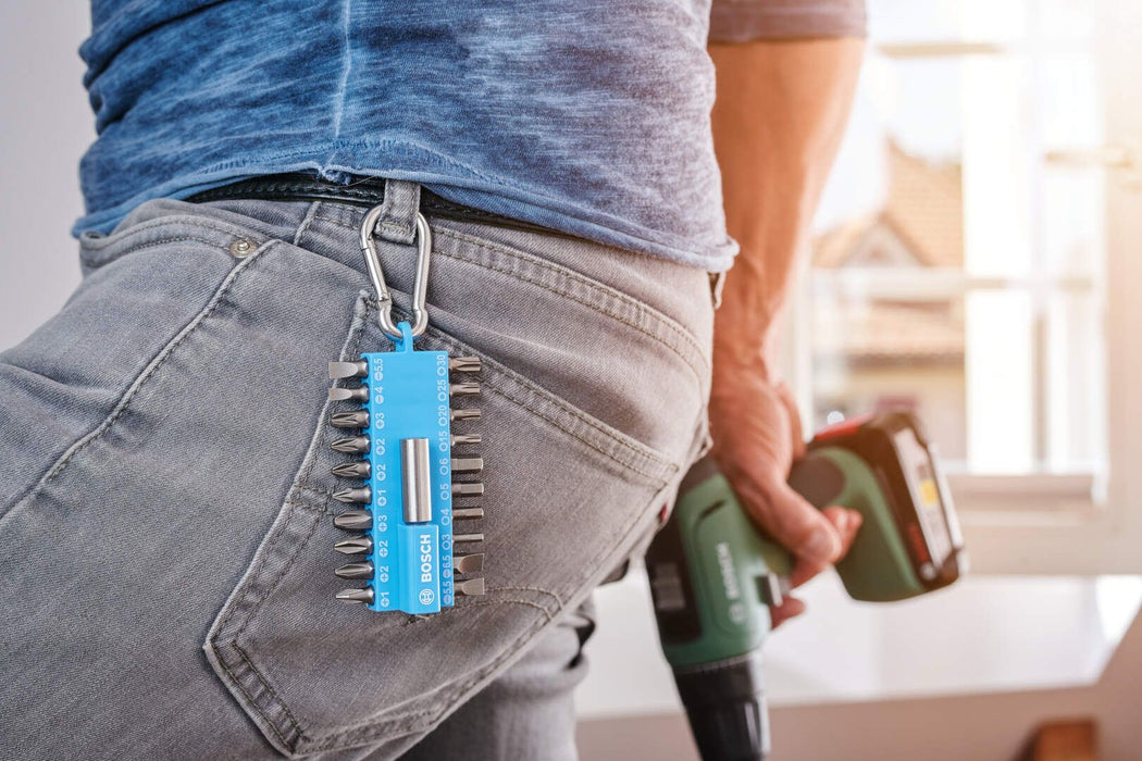 Bosch 21-delni set bitova odvrtača sa kopčom - plavi (2607002822)