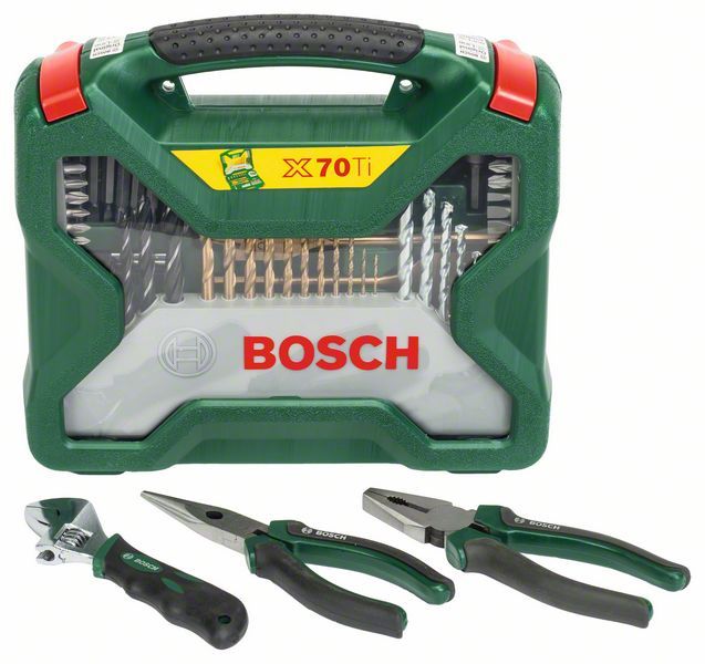 Bosch 73-delni X-Line set kofera sa priborom i kleštima (2607017197)