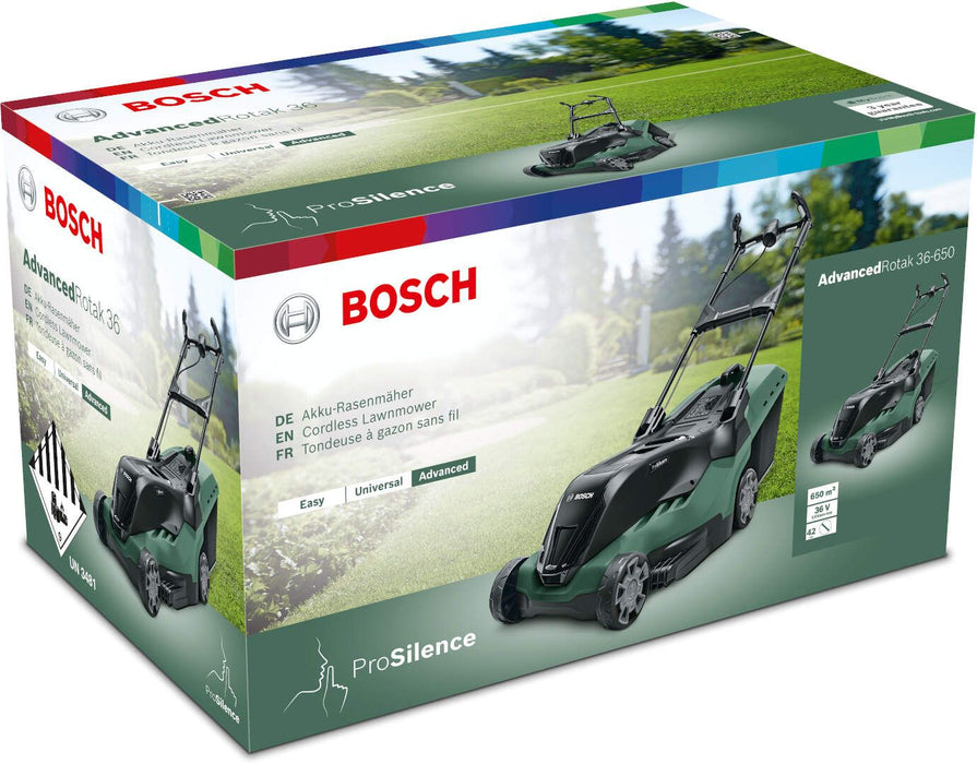 Bosch AdvancedRotak 36-650 akumulatorska kosilica 36V Brushless motor bez četkica; 1x4,0Ah (06008B9605)