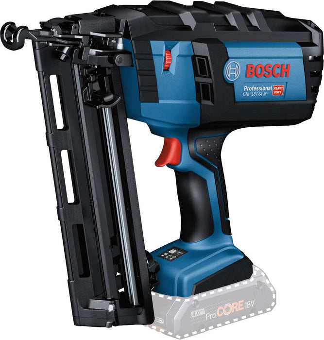 Bosch akumulatorski pištolj za eksere GNH 18V-64 M Professional 18V; Solo bez baterije i punjača + L-Boxx kofer (0601481001)