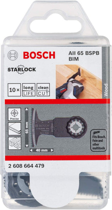 Bosch BIM list testere za uranjanje AII 65 BSPB Hard Wood 40 x 65 mm - pakovanje od 10 komada - 2608664479