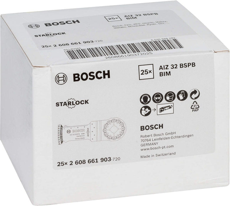 Bosch BIM list testere za uranjanje AIZ 32 BSPB Hard Wood 50 x 32 mm - pakovanje od 25 komada - 2608661903