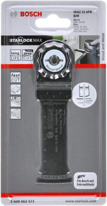 Bosch BIM list testere za uranjanje MAIZ 32 APB Wood and Metal 80 x 32 mm - pakovanje od 1 komad - 2608662571