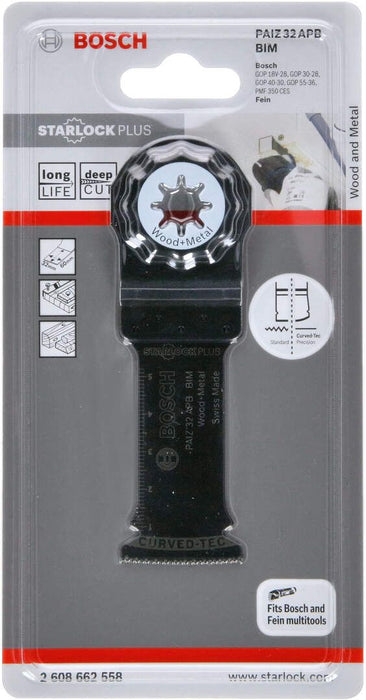 Bosch BIM list testere za uranjanje PAIZ 32 APB Wood and Metal 60 x 32 mm - pakovanje 1 komad - 2608662558