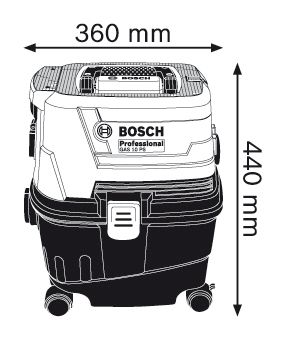 Usisivač za suvo-mokro usisavanje Bosch GAS 15 PS (06019E5100)