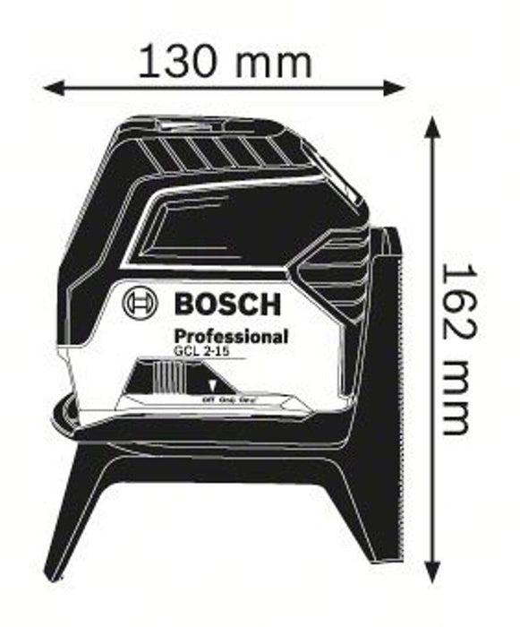 Bosch GCL 2-15 u koferu kombinovani laser 15m sa tačkama (0601066E02)