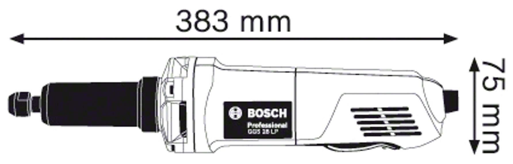 Brusilica ravna-čeona Bosch GGS 28 LP (0601225000)