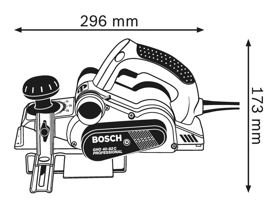 Bosch GHO 40-82 C ručno električno rende u L-Boxx koferu (060159A76A)