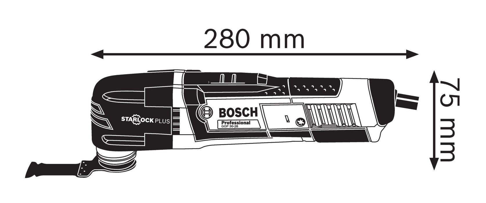 Bosch GOP 30-28 + set alata + L-Boxx višenamenski alat / renovator (0601237000) 