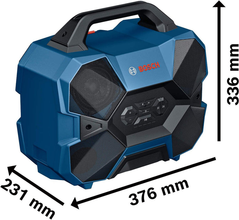 Bluetooth zvučnik Bosch GPB 18V-6 SC Solo bez baterije i punjača (06014A6000)-SBT Alati Beograd