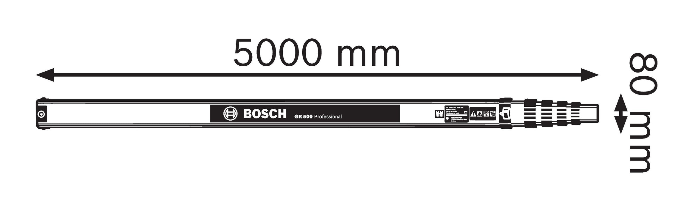 Bosch merna letva GR 500 (0601094300)