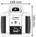 Bosch GRL 400 H rotacioni laser + LR 1 prijemnik + građevinski stativ BT 170 HD + merna letva GR 240 u koferu (06159940JY)