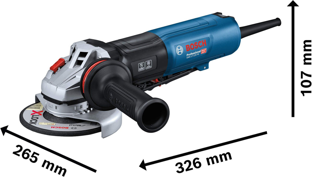Bosch GWS 17-125 PS ugaona brusilica 1700W; 150mm sa potenciometrom (06017D1600)