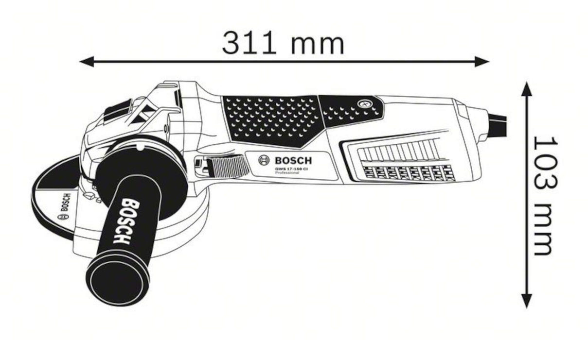 Bosch GWS 19-150 CI ugaona brusilica 1900W; 150mm (060179R002)