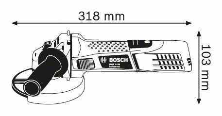 Mala ugaona brusilica Bosch GWS 7-125 720W 125mm (0601388108)-SBT Alati Beograd