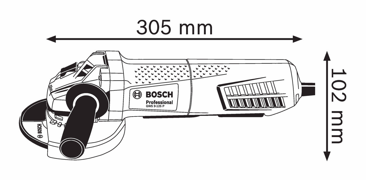 Bosch GWS 9-125 P mala ugaona brusilica 