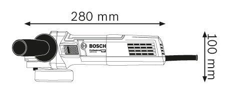 Mala ugaona brusilica Bosch GWS 9-125 S 900 W sa potenciometrom (0601396102)-SBT Alati Beograd