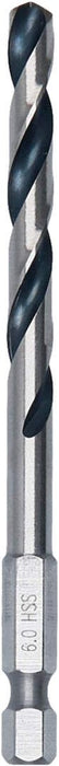 Bosch HSS spiralna burgija PointTeQ 6,0 mm sa šestougaonim HEX prihvatom pakovanje od 10 komada - 2608577546