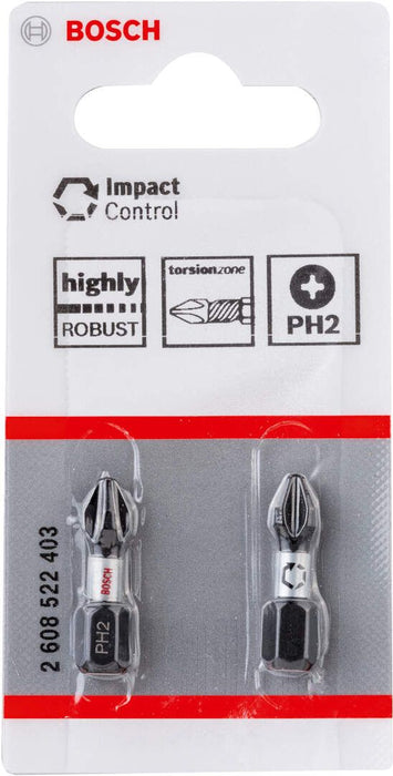 Bosch Impact Control 2-delni set bitova PH2 dužine 25mm (2608522403)