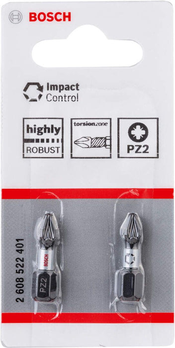Bosch Impact Control 2-delni set bitova PZ2 dužine 25mm (2608522401)