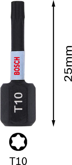 Bosch Impact Control 2-delni set bitova T10 dužine 25mm (2608522472)