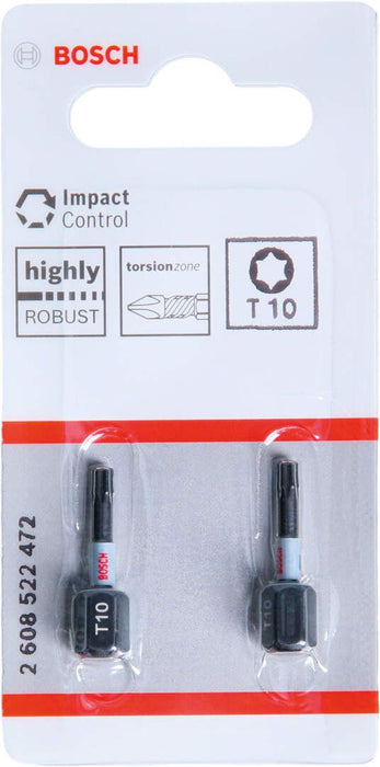 Bosch Impact Control 2-delni set bitova T10 dužine 25mm (2608522472)