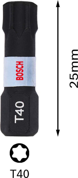 Bosch Impact Control 2-delni set bitova T40 dužine 25mm (2608522478)