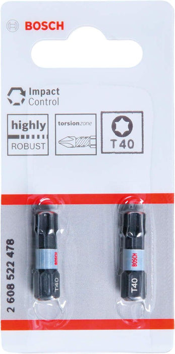 Bosch Impact Control 2-delni set bitova T40 dužine 25mm (2608522478)