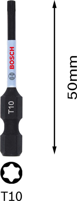 Bosch Impact Control bit T10 dužine 50mm (2608522485)