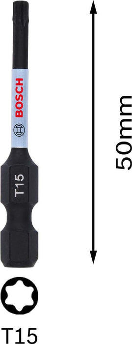 Bosch Impact Control bit T15 dužine 50mm (2608522486)
