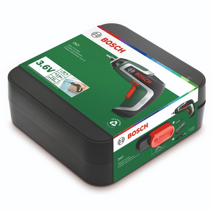 Bosch IXO 7 akumulatorski odvrtač sa 2 nastavka + 10-delni set bitova  (06039E0021)