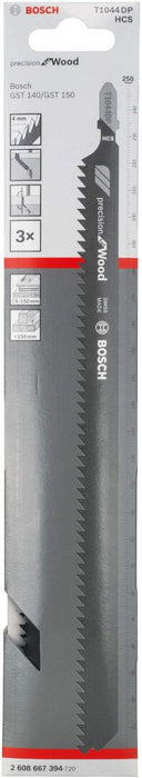Bosch list ubodne testere T 1044 DP Precision for Wood - pakovanje 3 komada - 2608667394