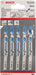Bosch list ubodne testere T 123 XF Progressor for Metal - pakovanje 5 komada - 2608638473